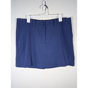 Nike Golf Skort Womens 14 Blue Dri-Fit Tour Performance Athletic Shorts